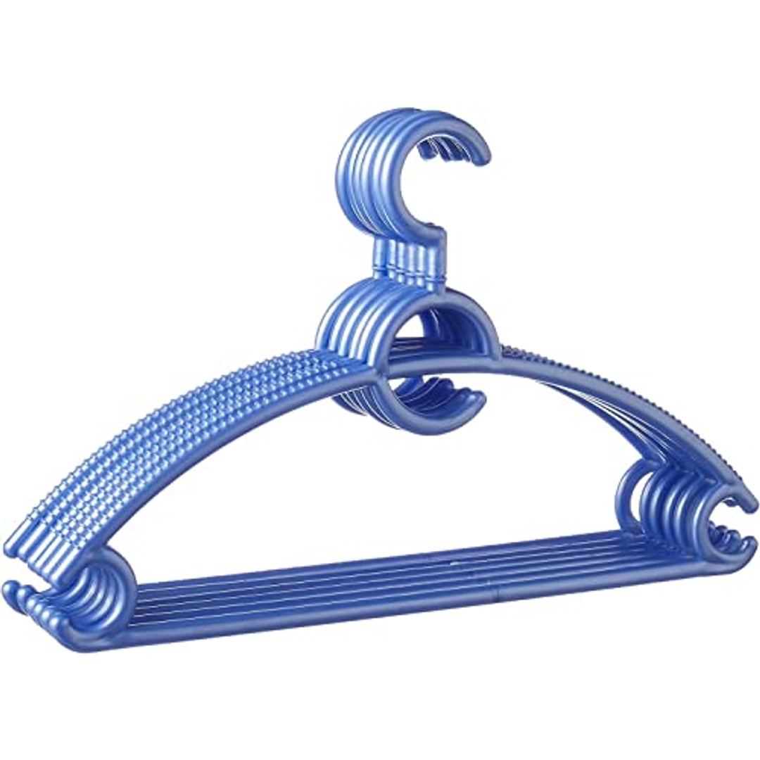 6 قطع شماعات للملابس - ألوان متعددة