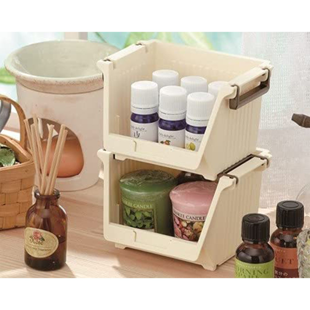 صندوق بلاستك لتنظيم المطبخ - 3 قطع