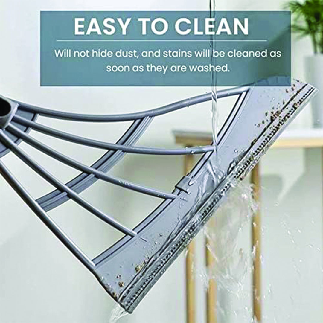 ممسحة تنظيف الزجاج و الأرضيات - رمادي