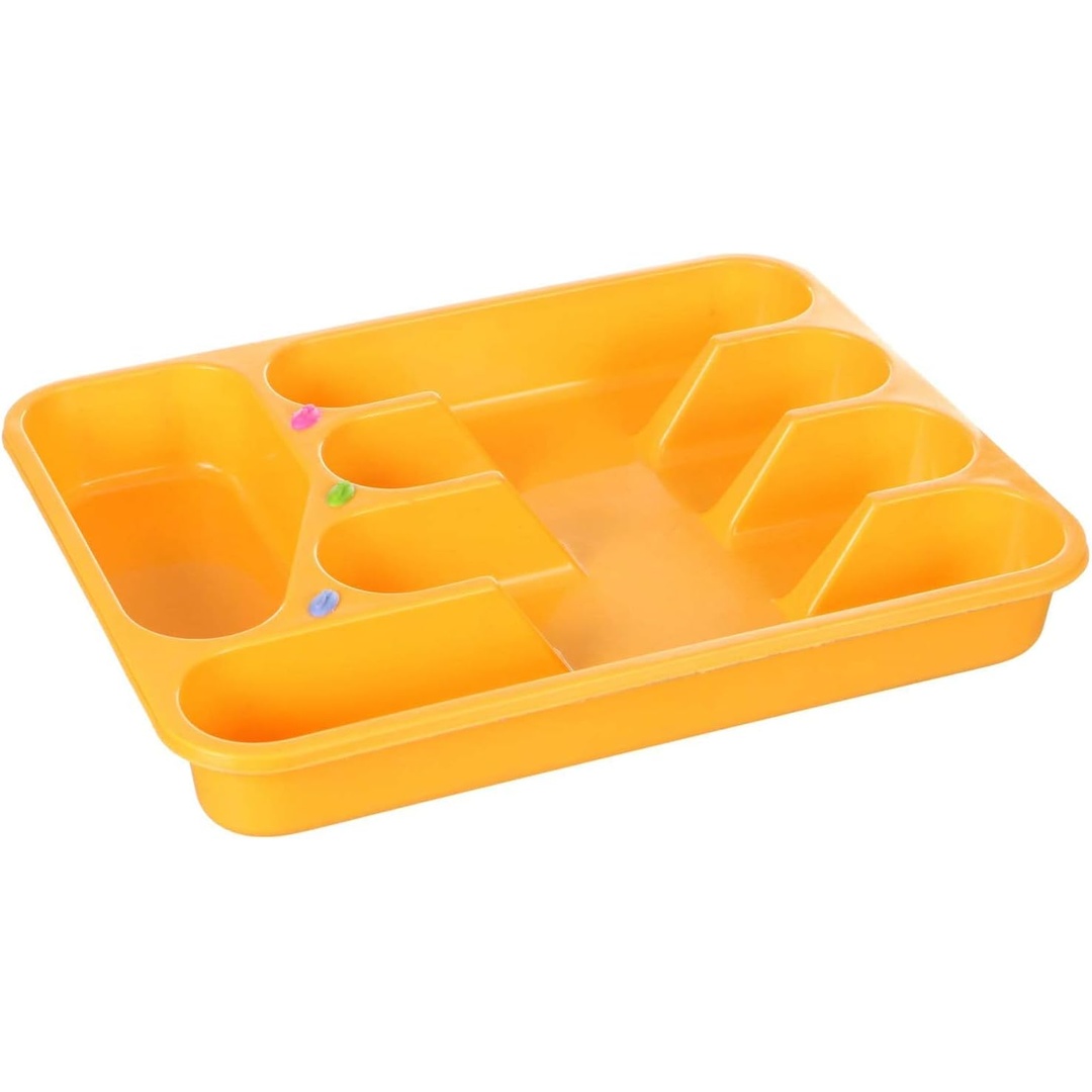 منظم درج الملاعق من لمسه بلاست - الوان متعددة