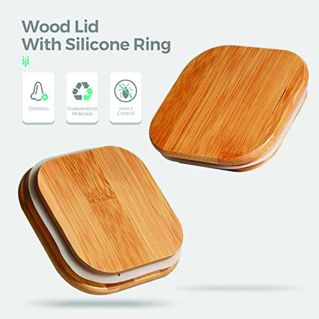 برطمان تخزين طعام دائري - 550 مللي - شفاف