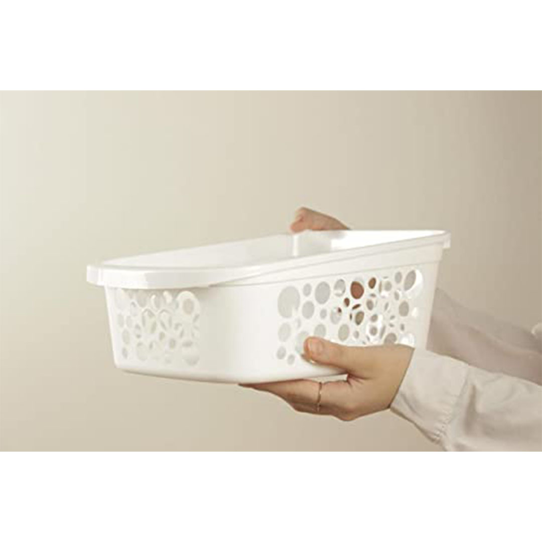 منظم أدراج الثلاجة - رمادي