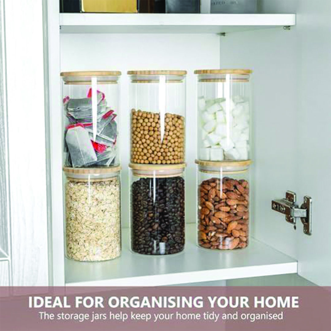 برطمان توابل زجاجي - 300 مللي - شفاف