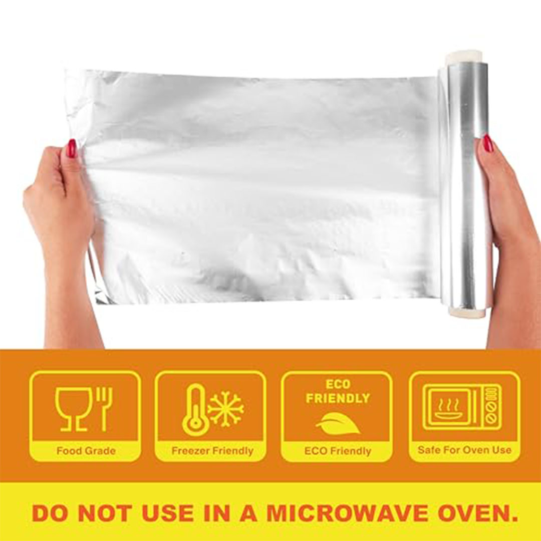 لفة الالومنيوم الفاخرة من برونز فوكس - 18 انش × 500 قدم