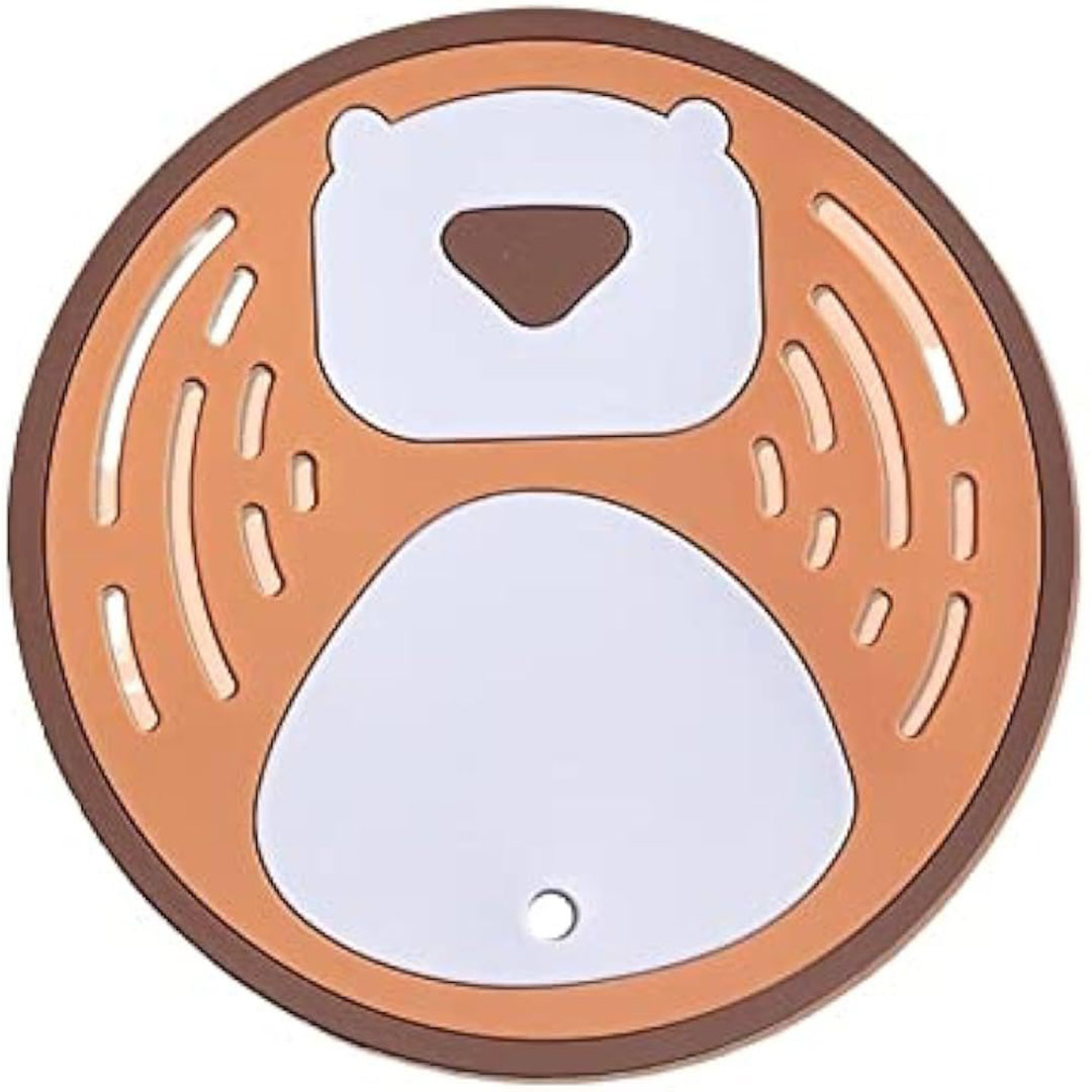 طقم قواعد اكواب سيليكون - 4 قطعه - متعدد الاشكال