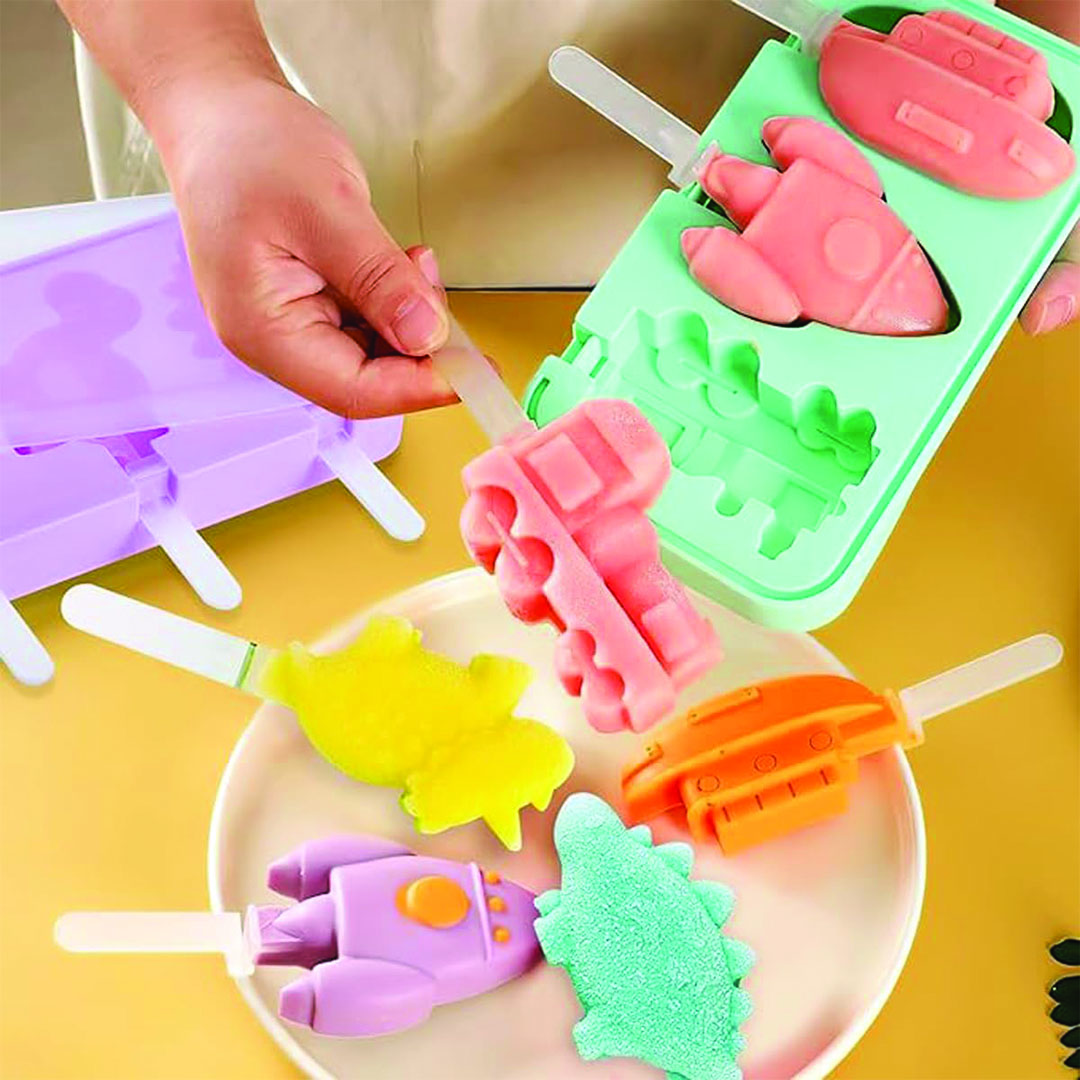 قالب أيس كريم أشكال مختلفة - متعدد الألوان