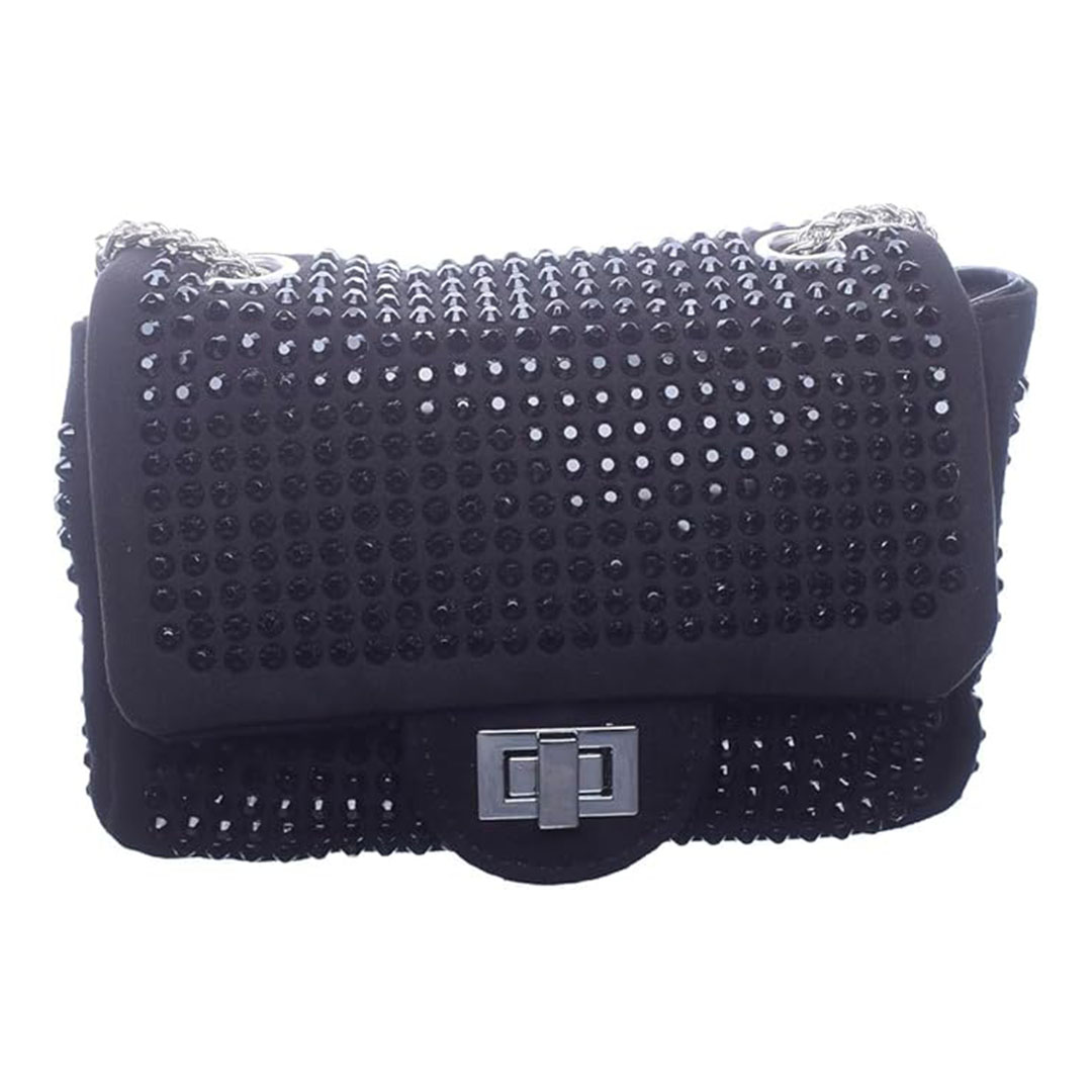 شنطة كروس شمواه للنساء ستراس - أسود - 2011-2