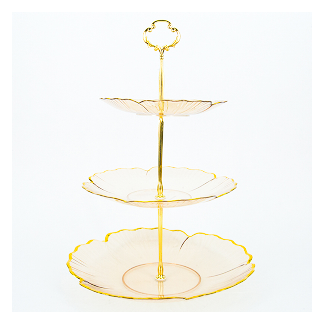 شيالة كحك وبسكوت اكريليك - 3 دور - بيج