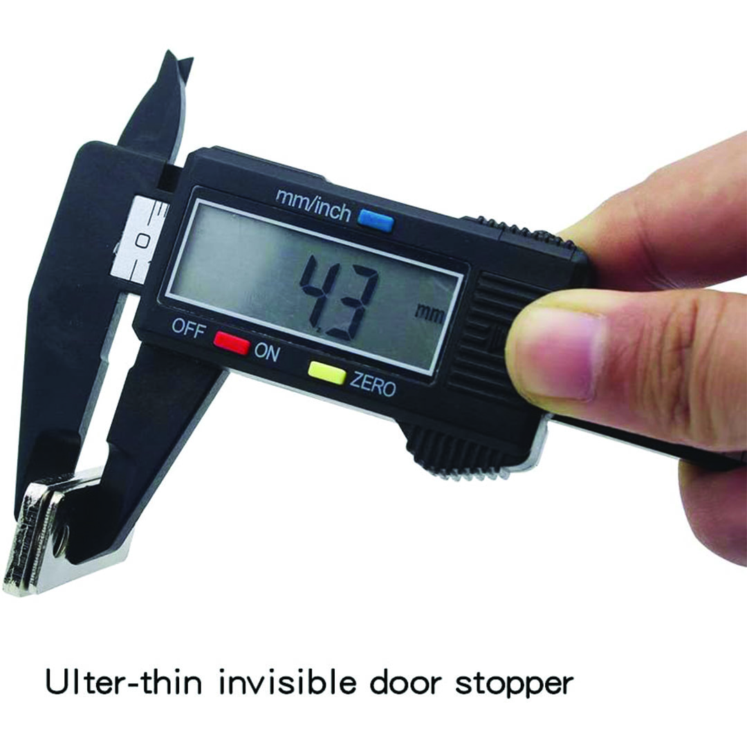 غالق أبواب و أدراج مغناطيسي - 6 قطع - فضي