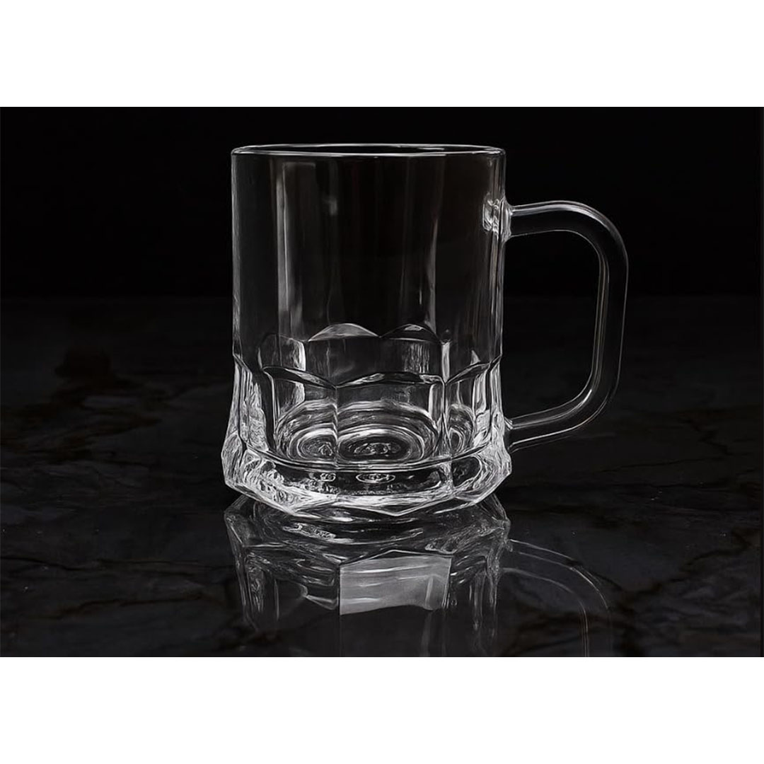 طقم اكواب زجاجي للشاي او القهوة - 3 قطع - 150 مل