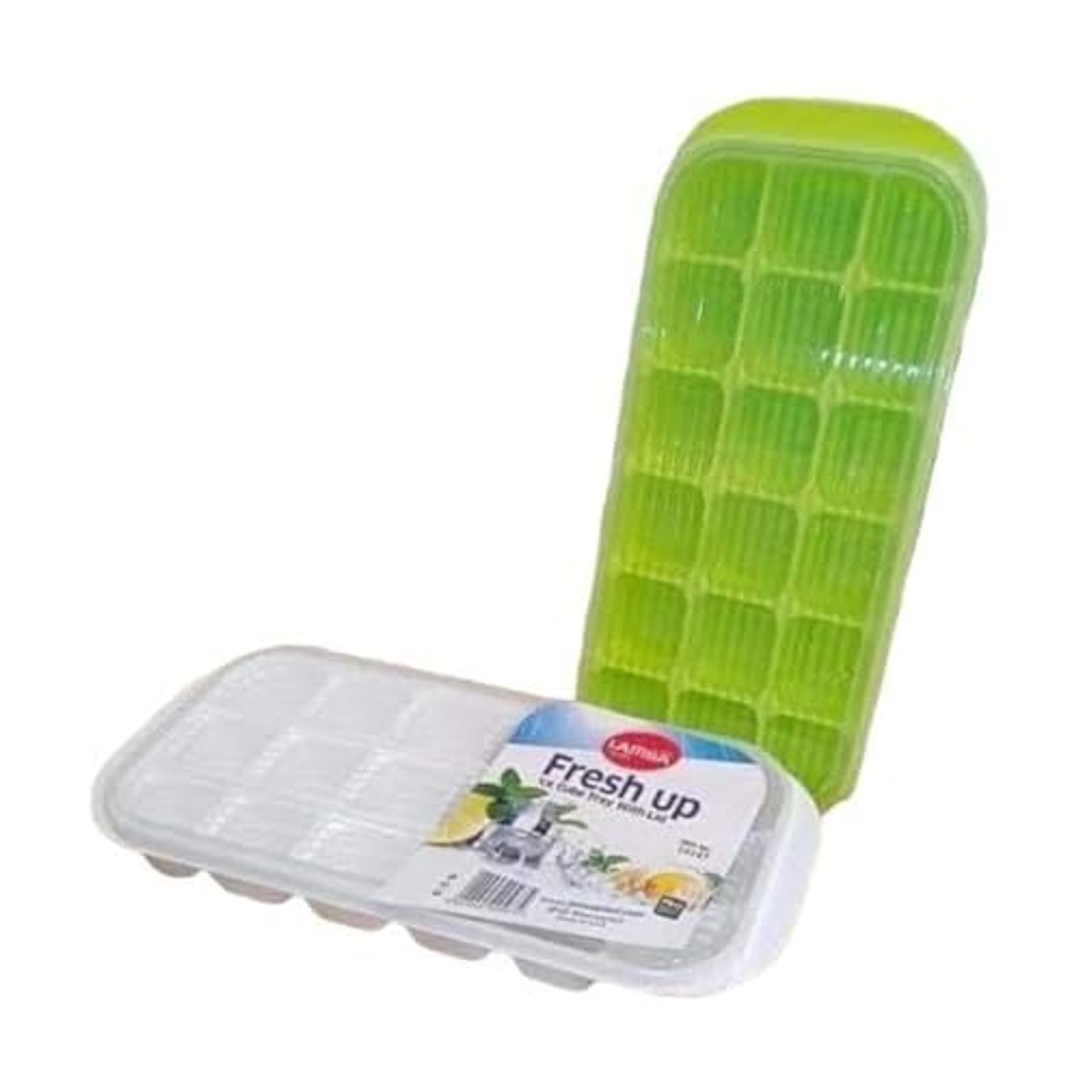 قالب ثلج بالغطاء 2 قطعة من لمسة بلاست