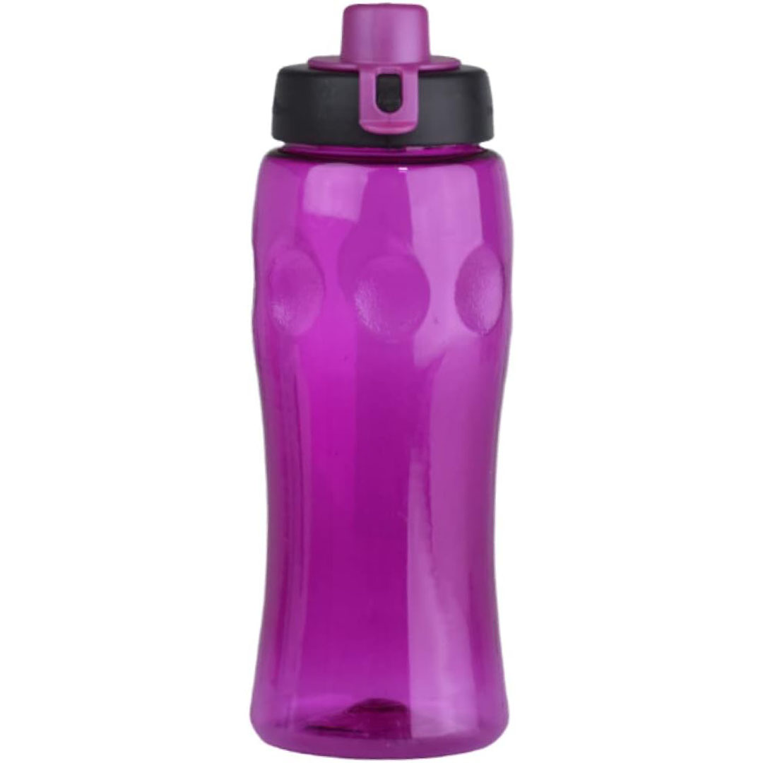 زجاجة مياه بلاستيكية محكمة الغلق من لمسة بلاست - بينك - 750 مل