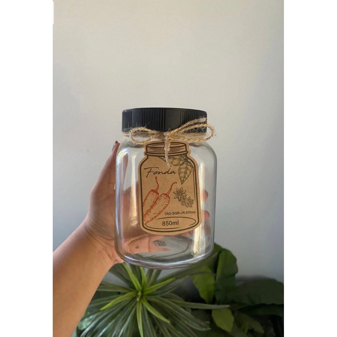 برطمان زجاج من فوندا - 850 ملي