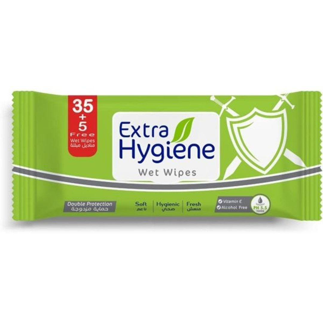 مناديل مبللة حماية مزدوجة - 35+5 منديل