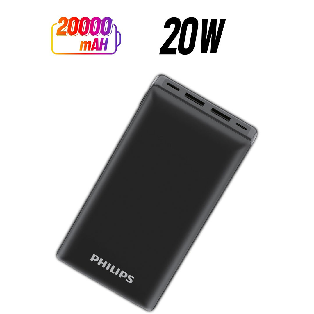 باور بانك مع منفذ USB - DLP7721N/00 - أسود