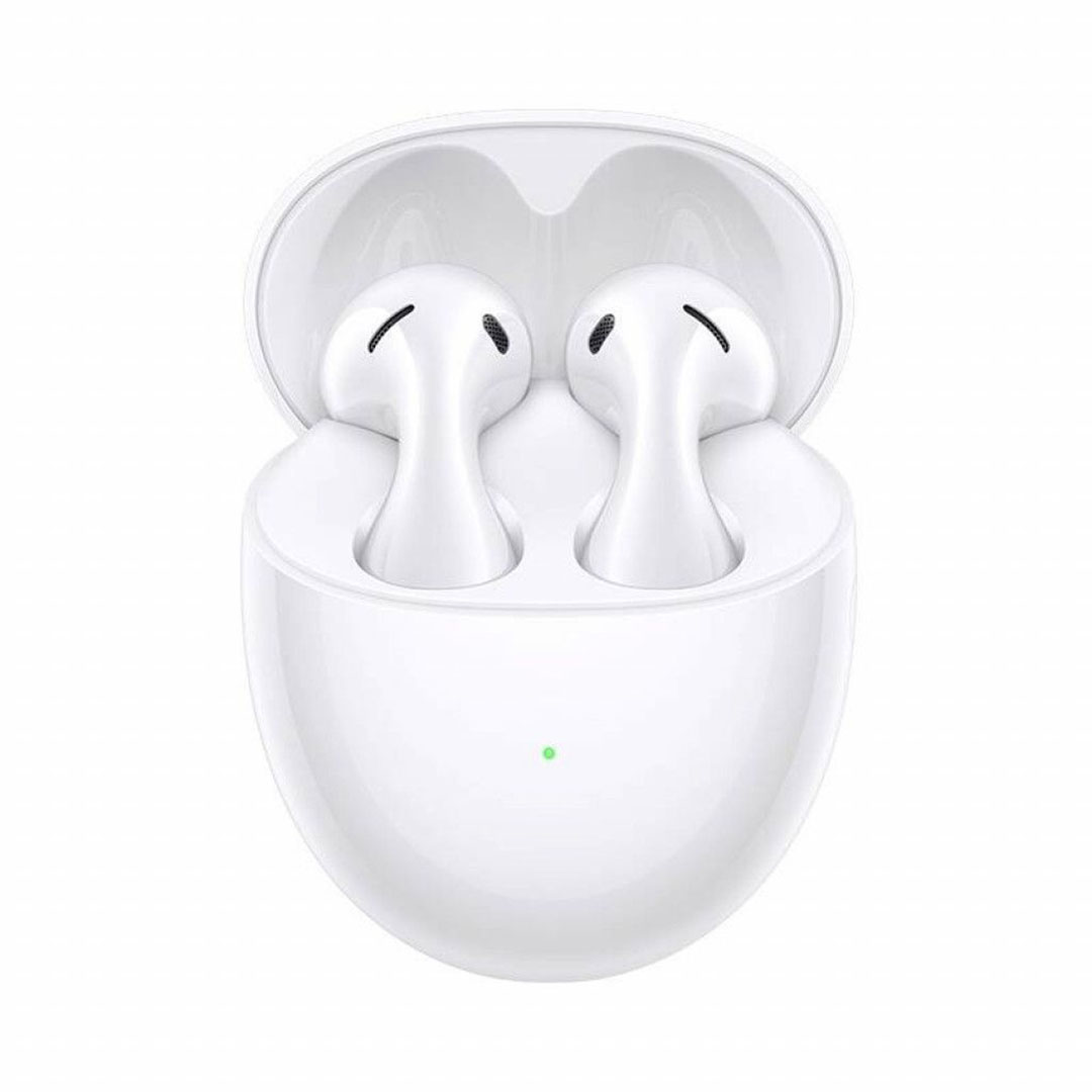 سماعات اذن لاسلكية هواوي FREEBUDS 5 بميكروفون - أبيض