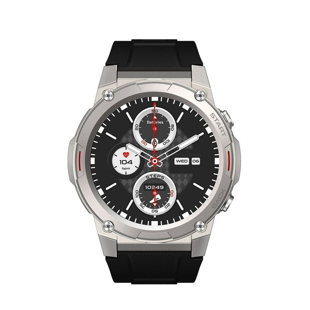 ساعة سمارت Vibe 7 Pro زيبليز - 1.43 بوصة - فضي