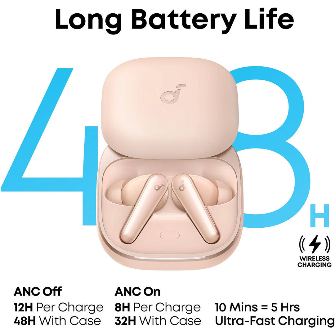 سماعة أذن لاسلكية عازلة للضوضاء ليبرتي 5 - بينك - A3957H51