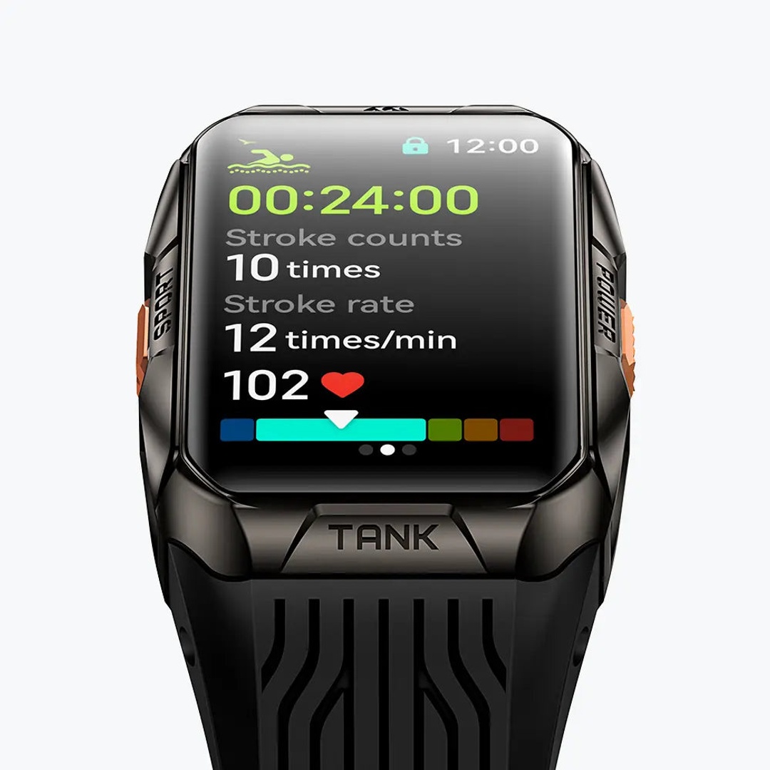 كوسبيت ساعة ذكية X2 الترا - 1.64 بوصة - أسود