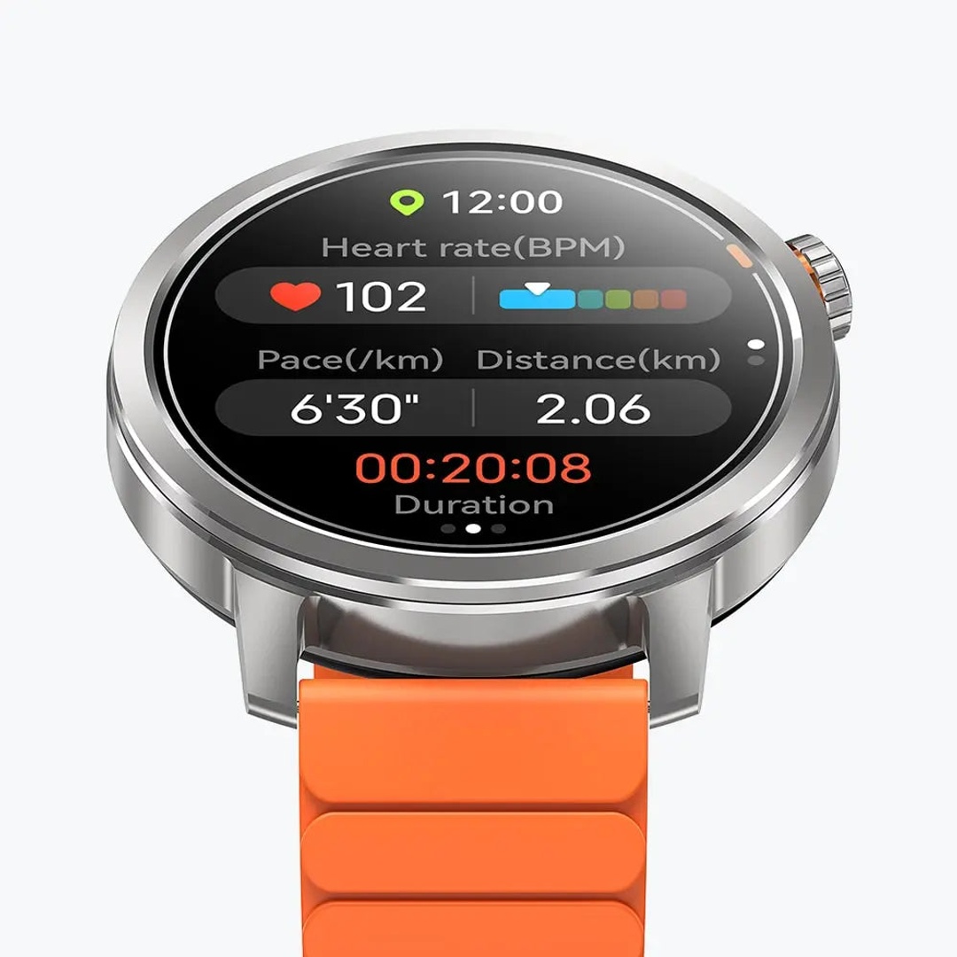 كوسبيت ساعة ذكية ORB - أموليد 1.43 بوصة - فضي