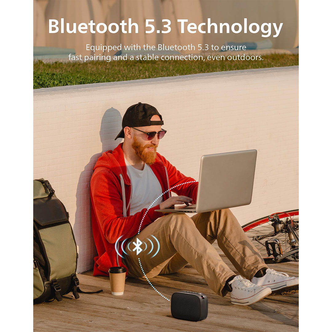 مكبر صوت لاسلكي - TAS1509BK/00 - أسود