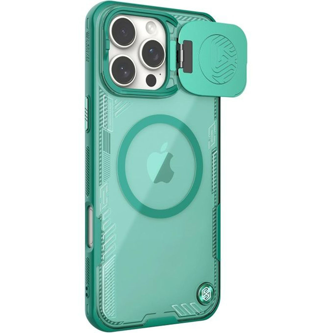 جراب لموبايل ايفون 16 برو ماكس CNC - أخضر