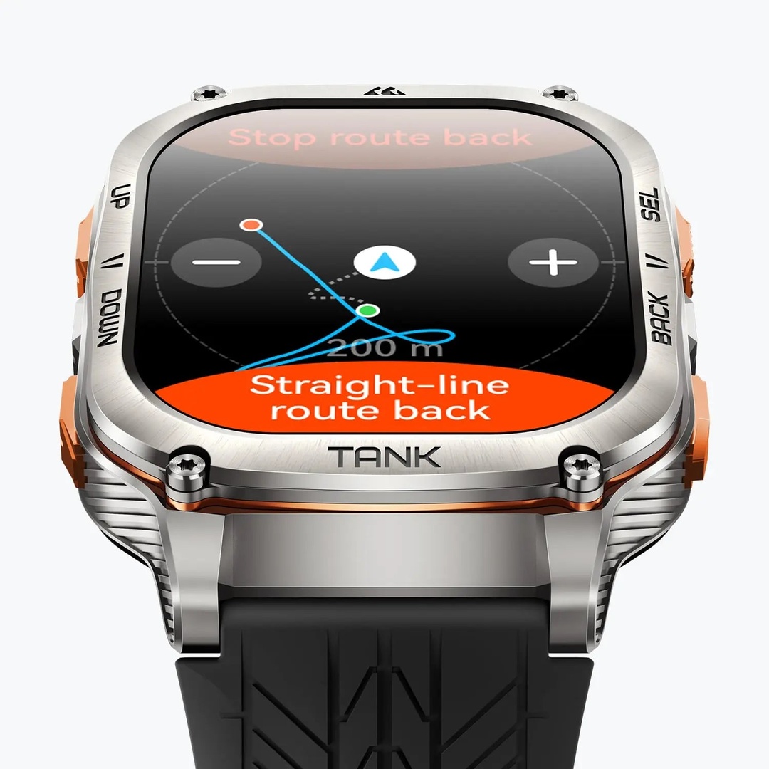 كوسبيت ساعة ذكية M3 الترا - 1.96 بوصة - فضي