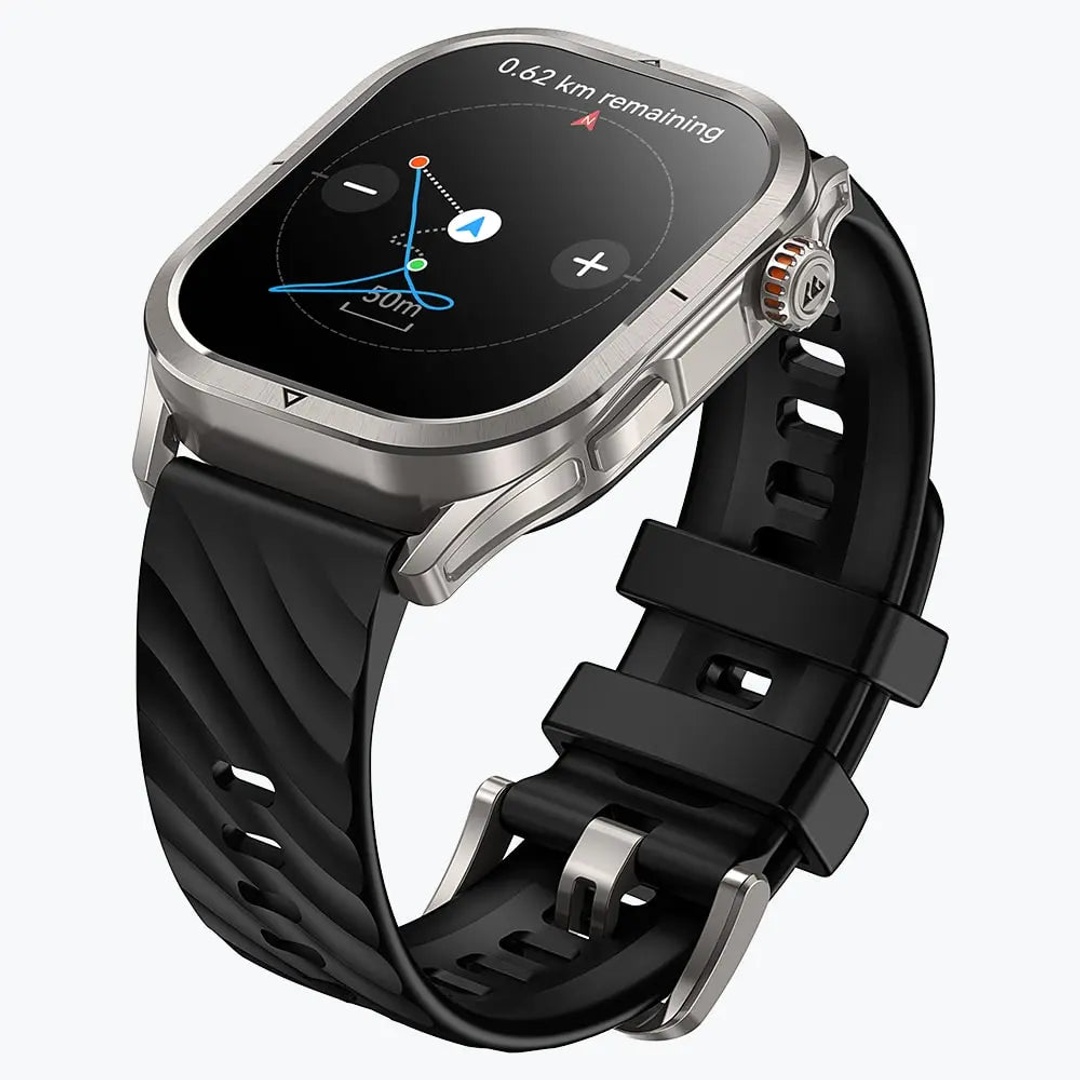 كوسبيت ساعة ذكية P10 ماجيك - 1.96 بوصة - فضي