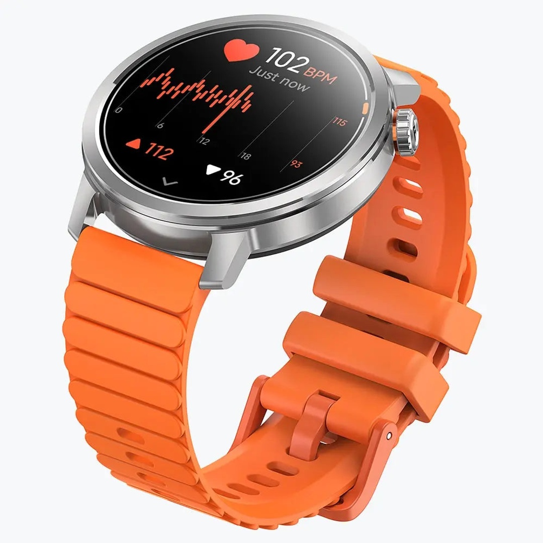 كوسبيت ساعة ذكية ORB - أموليد 1.43 بوصة - فضي