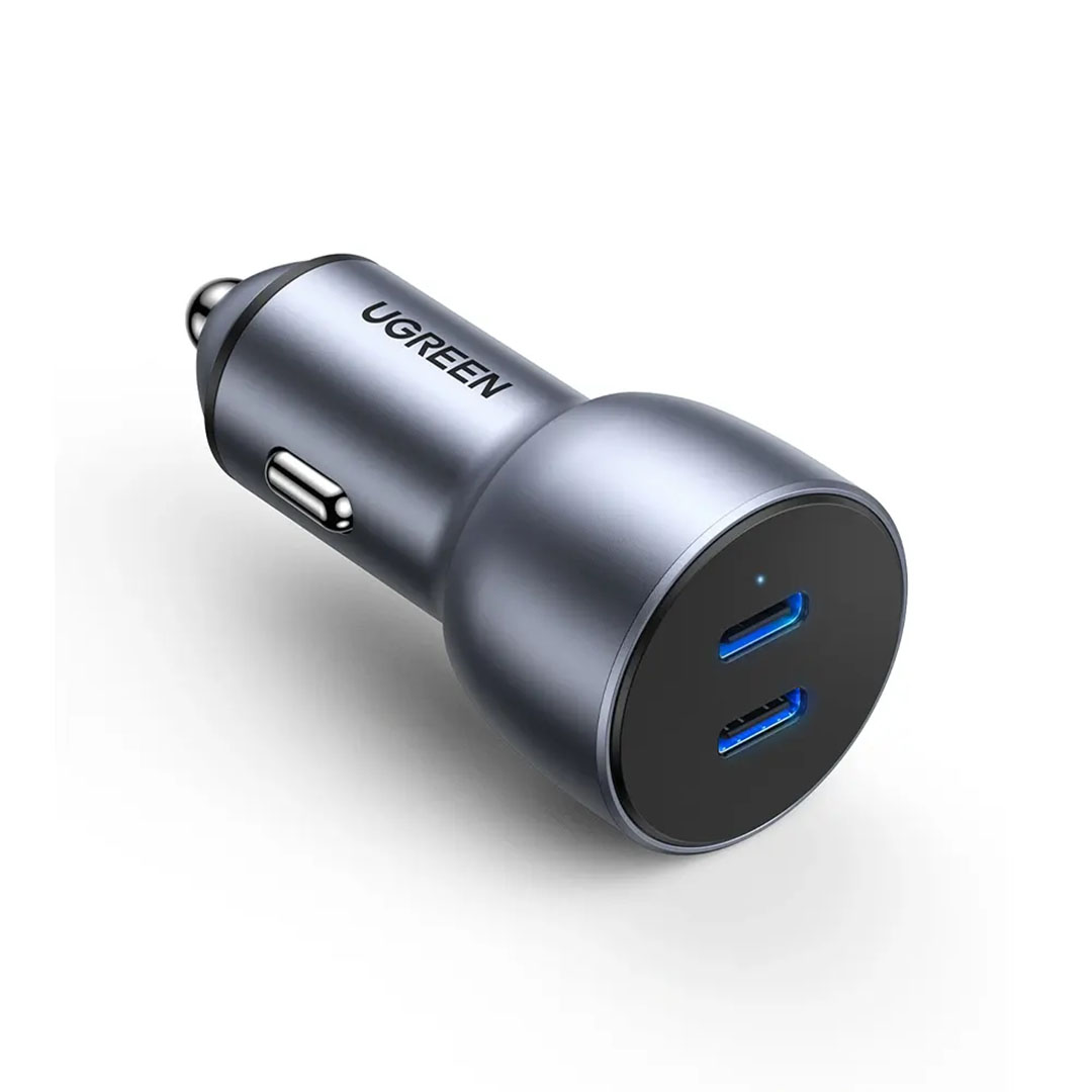 شاحن سيارة يوجرين - 50 وات - رمادي - CAR-CH50W