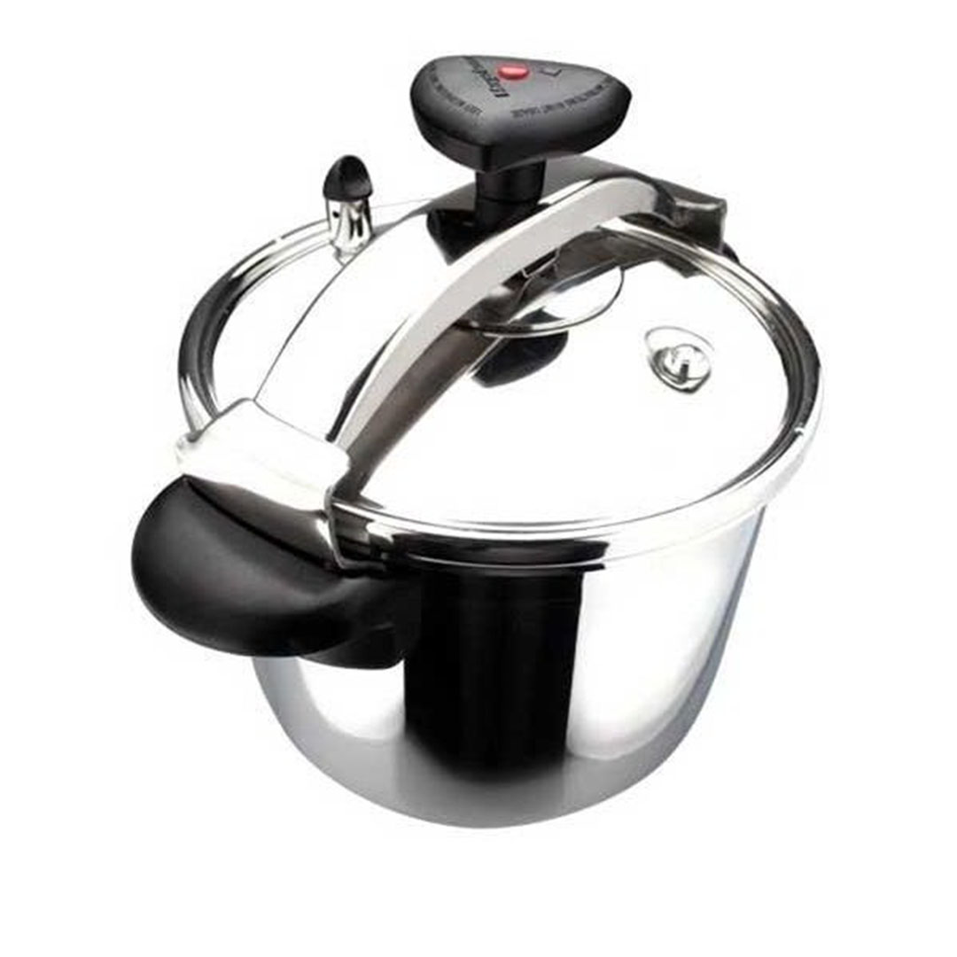 حلة ضغط ستانلس ستيل ميجا - 14 لتر - فضى