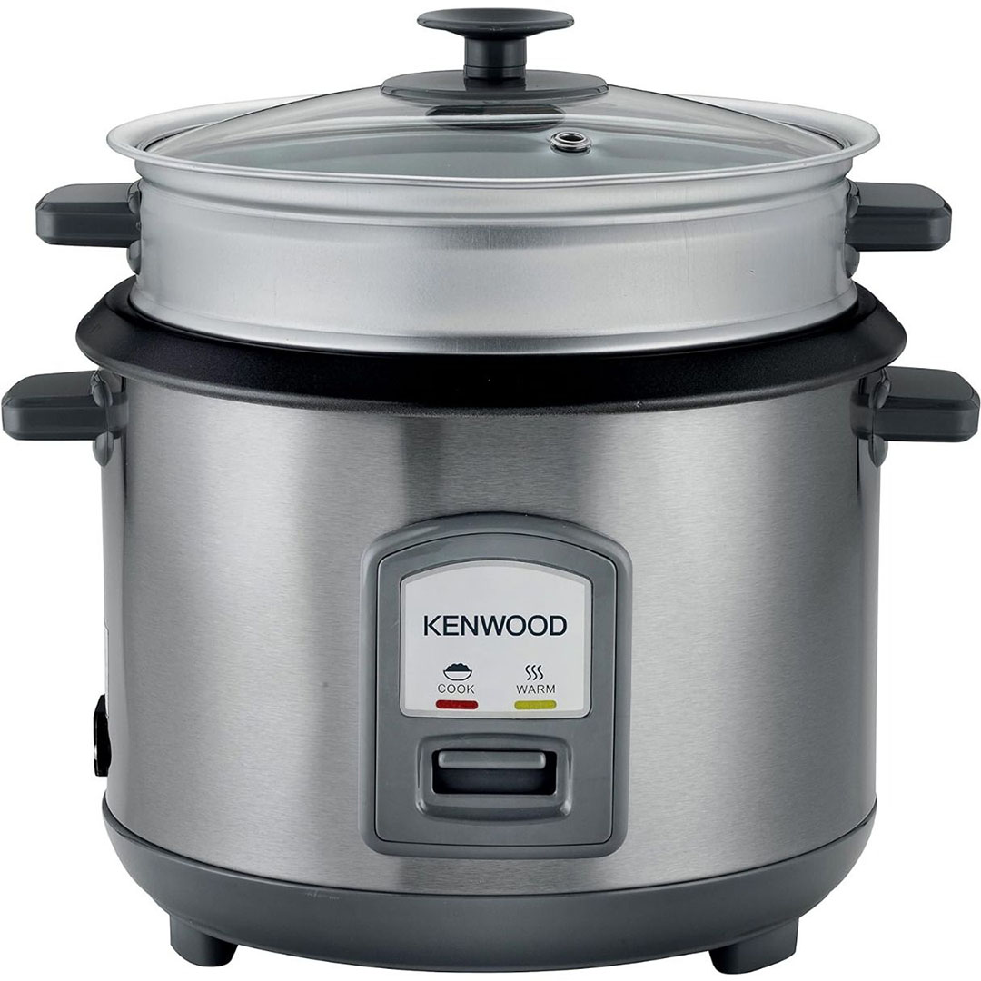 حلة ارز كهربائية كينوود - 2.8 لتر - 1000 وات - ستانلس ستيل - RCM71