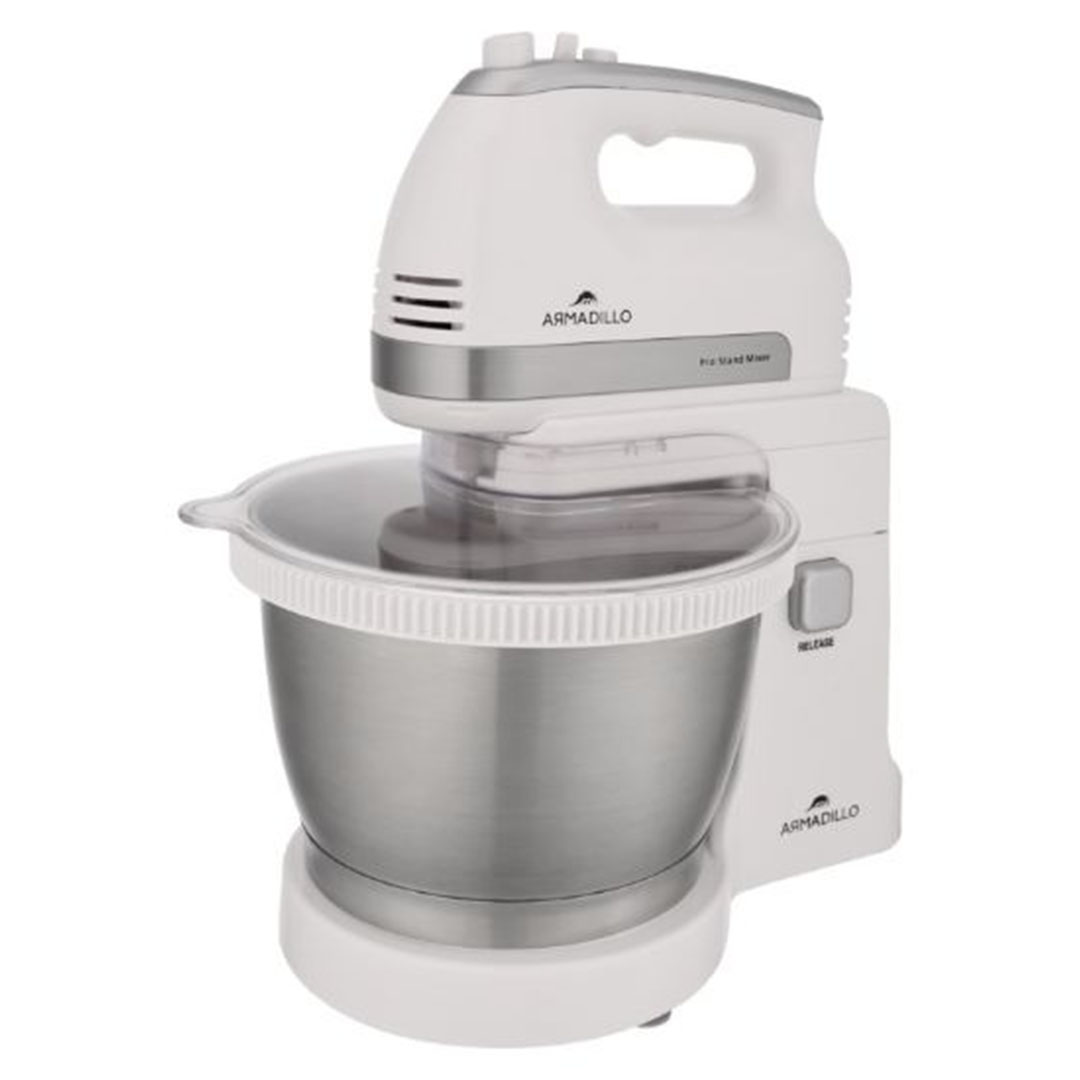 مضرب بالعجان أرماديللو - 500 وات - 3.5 لتر - 5 سرعات - أبيض - ARMSDA-HMIXB-WH