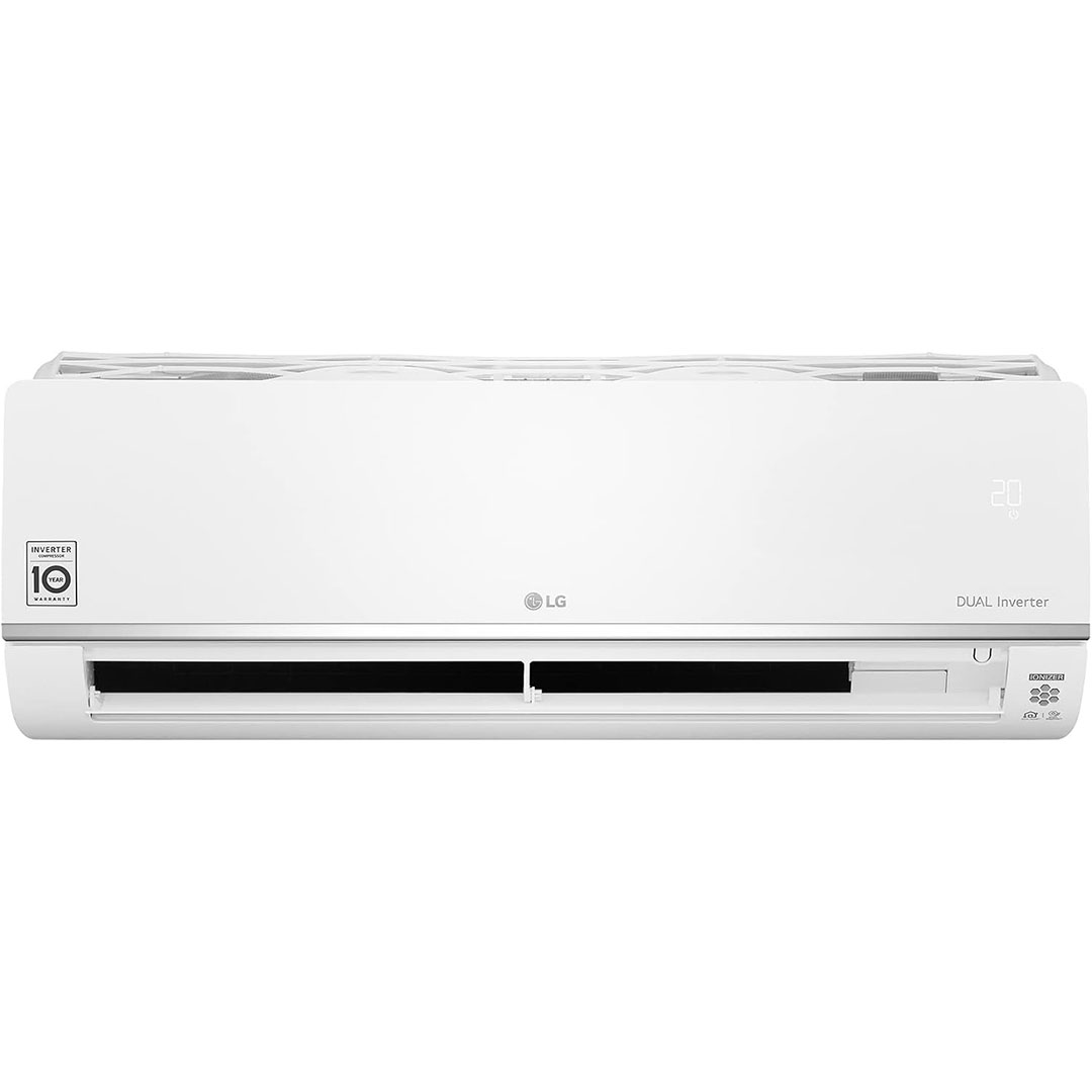 تكييف سبليت إل جي دوال كول اس بلس انفرتر - 2.25 حصان - بارد وساخن - أبيض - S4-W18KL2MA