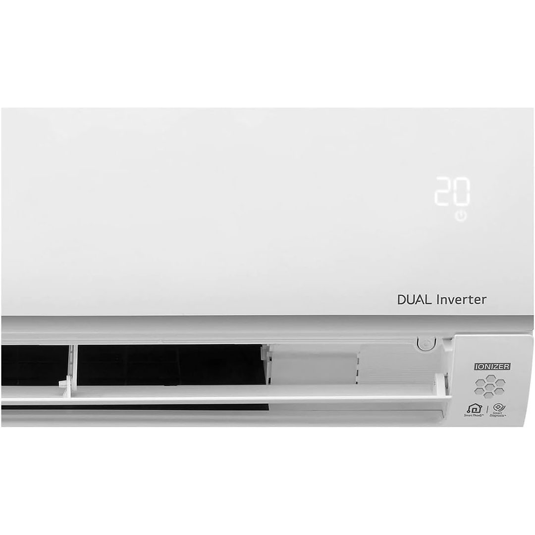 تكييف سبليت إل جي دوال كول S-PLUS انفرتر 3 حصان - بارد وساخن - أبيض - S4-W24K22ME