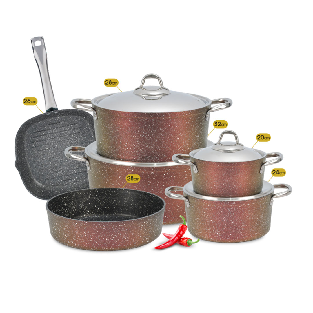 طقم كيتشنوفا  مدور - 10 قطعة - رويال