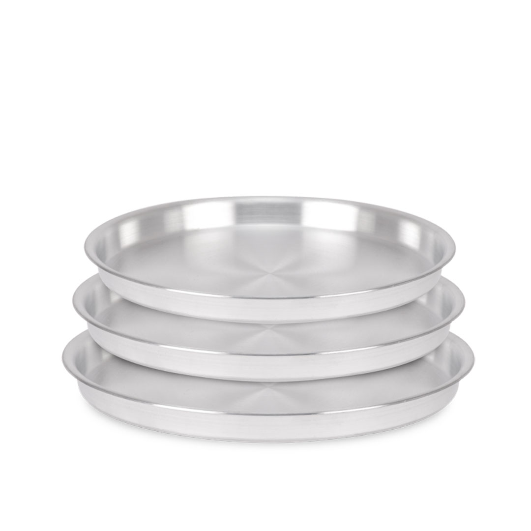 طقم صواني بيتزا  - 3 قطع