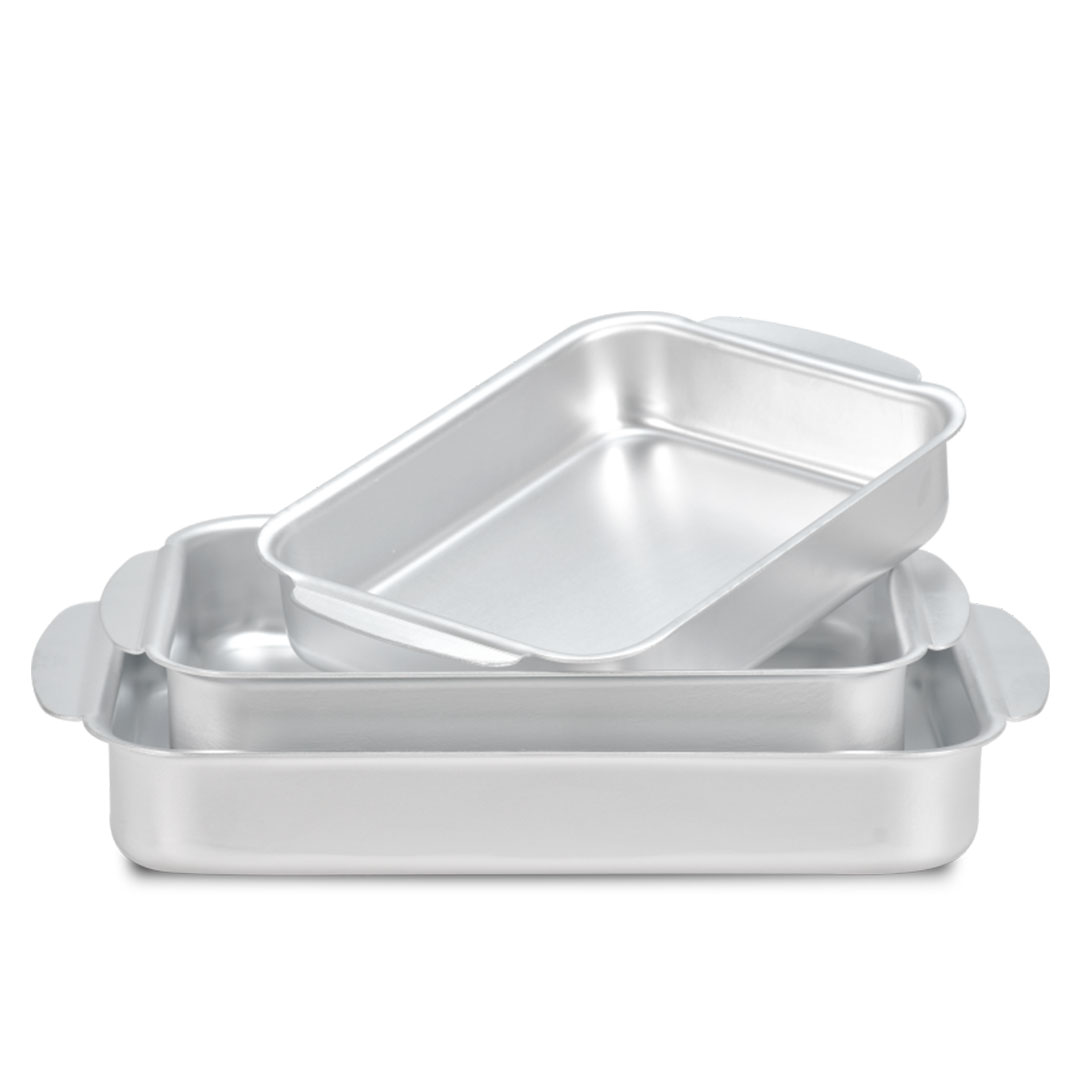 طقم طاجن فرن مستطيل - 3 قطع