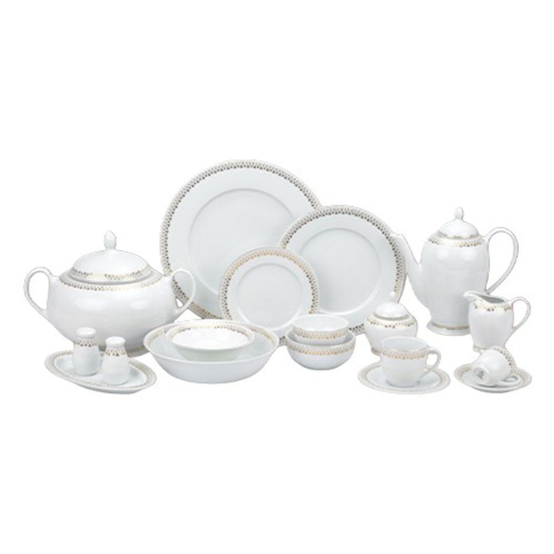 طقم صيني ريم كنار- 74 قطعة