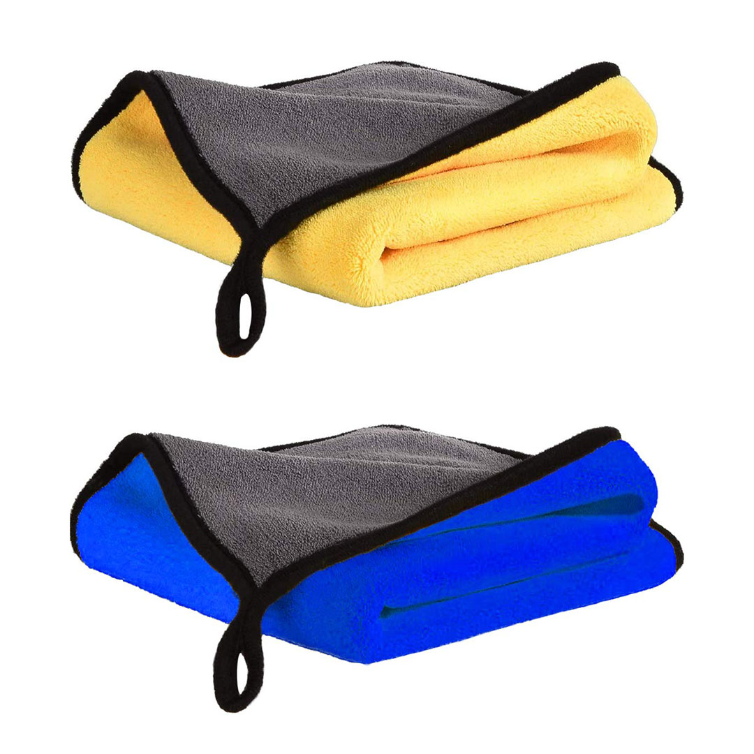 مناشف تنظيف من الألياف الدقيقة - 2 قطعة