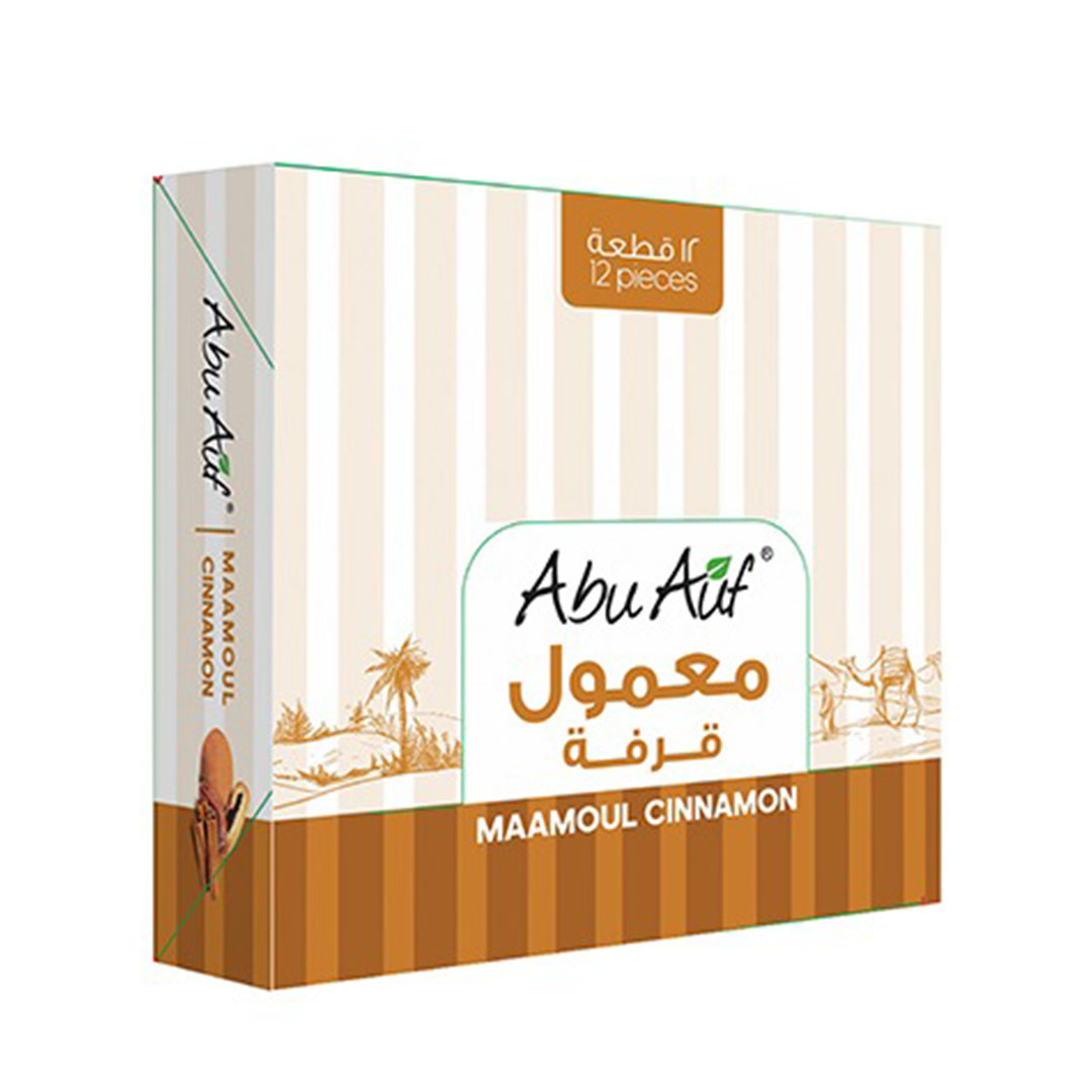 أبو عوف معمول بالتمر وعجينة القرفة - 12 قطعة