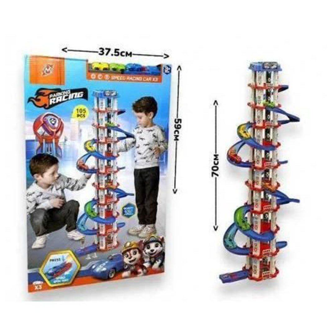 سيدرا لعبة برج سباق السيارات Parking Racing – 105 قطعة