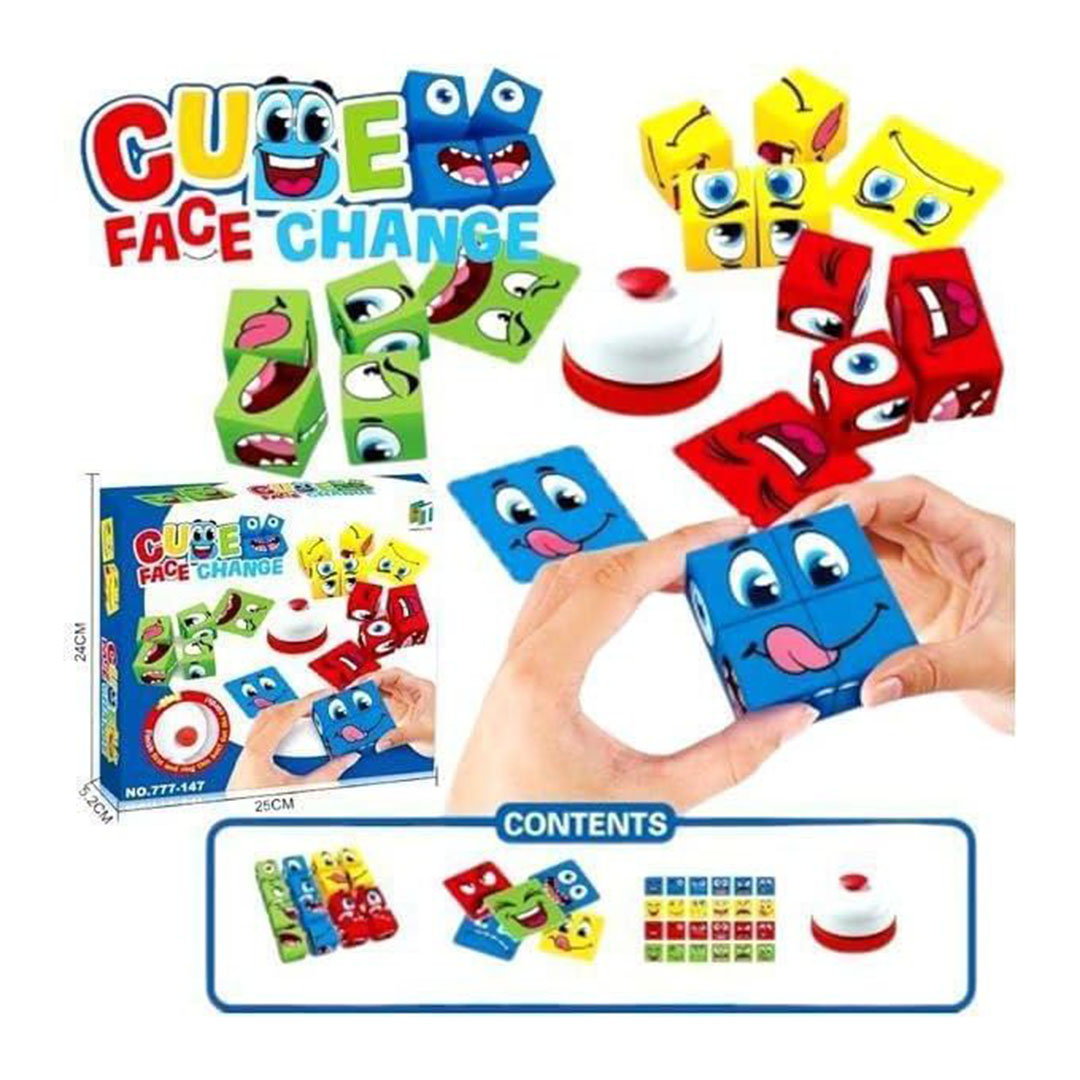 لعبة تحدي مكعبات تغيير الوجه