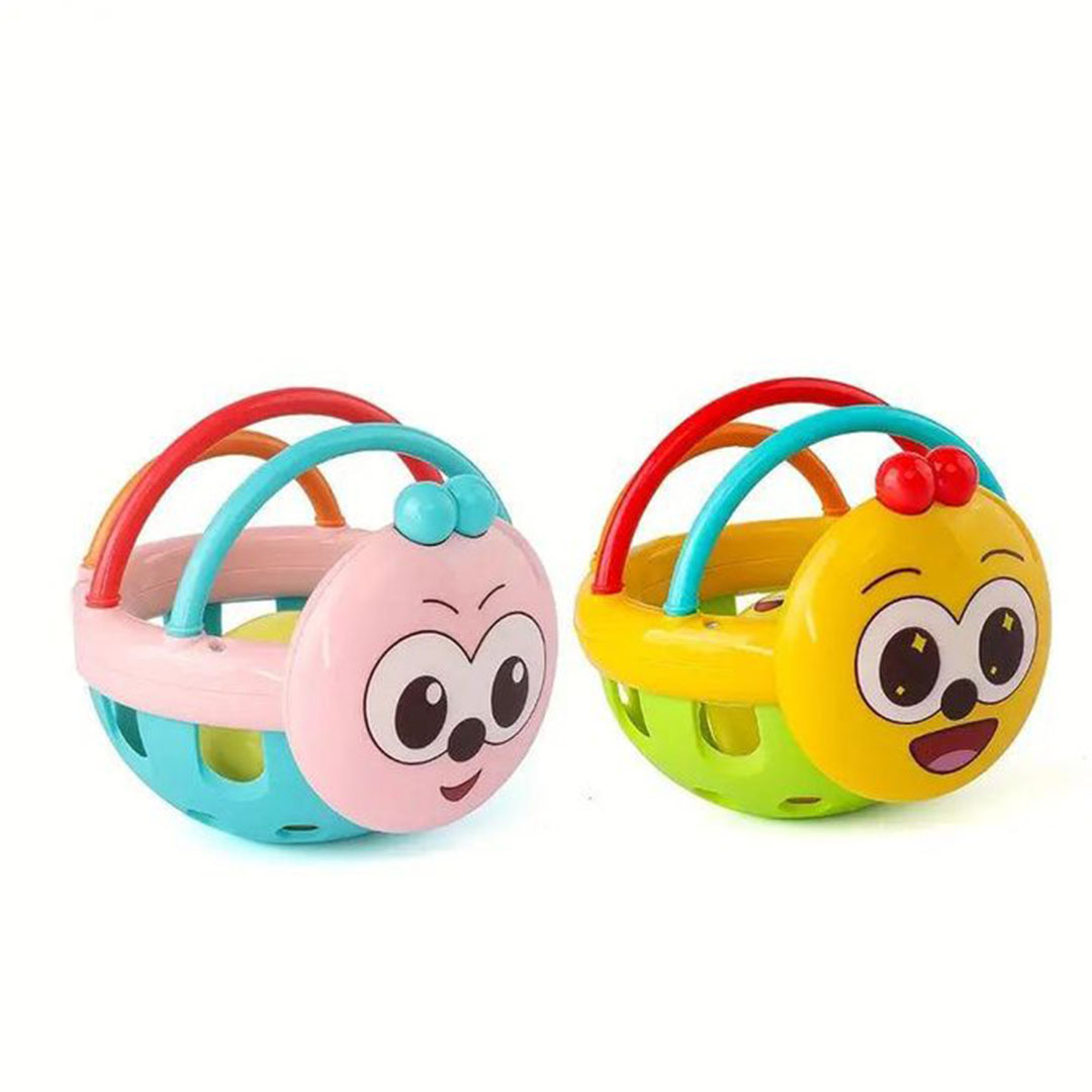 خشخيشة كرتونية على شكل نحلة من المطاط الناعم