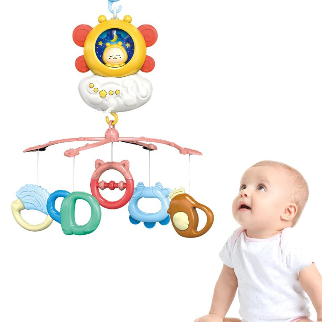 دوارة موسيقية لسرير الطفل بجهاز تحكم - حديقة