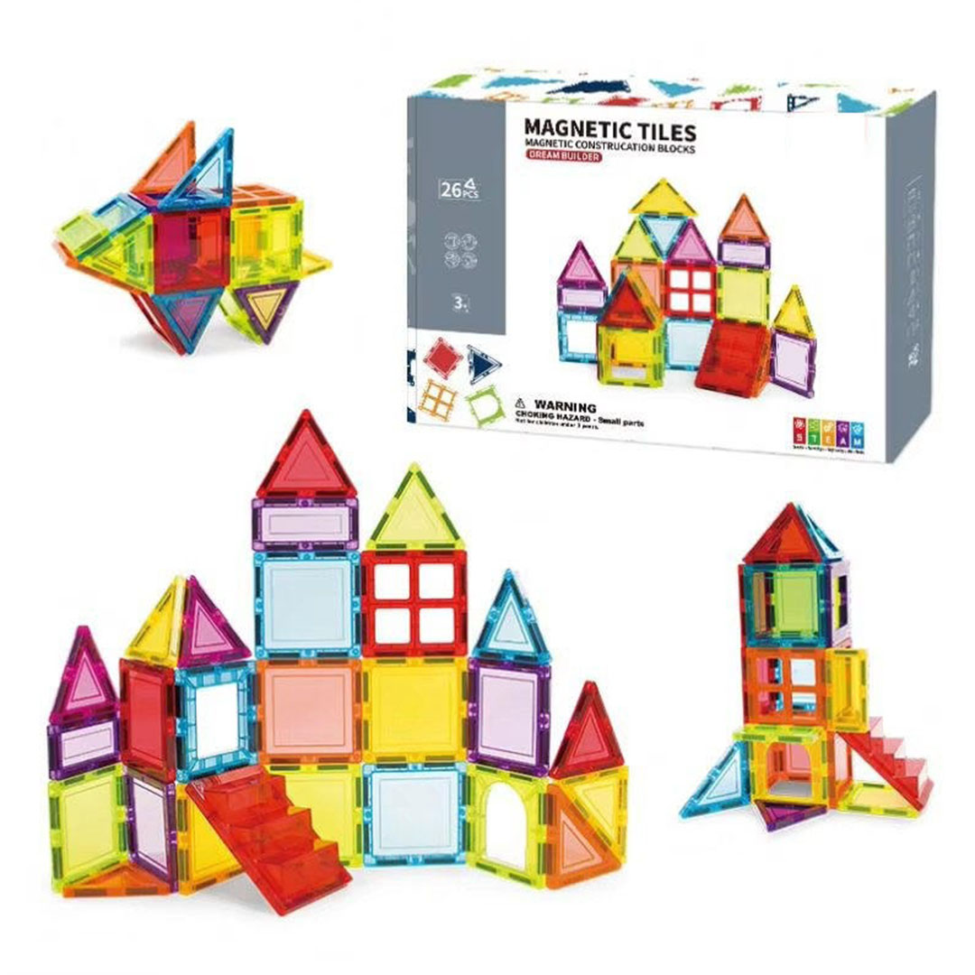 لعبة ألغاز مغناطيسية مكونة - 26 قطعة