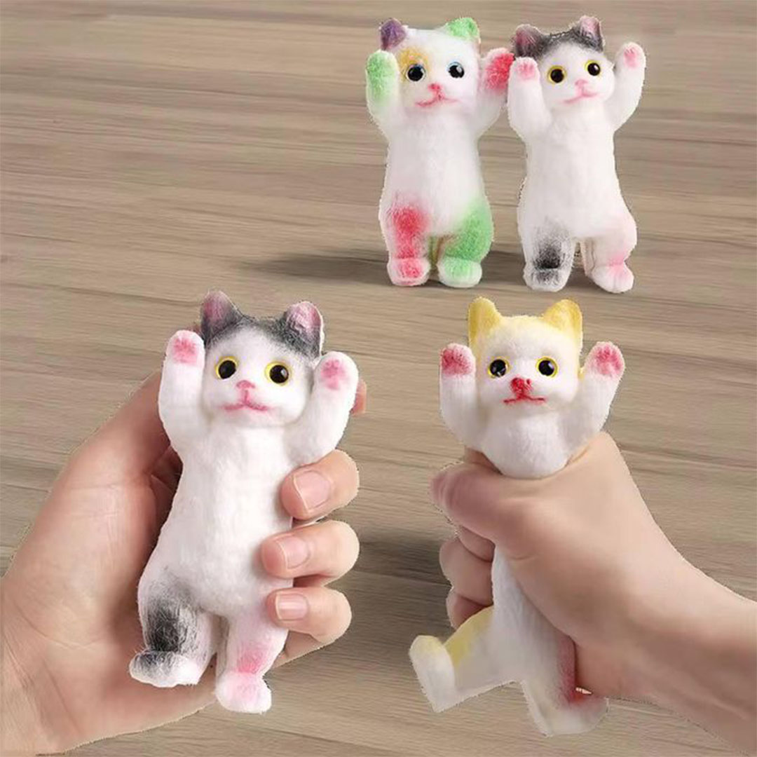 قطه سكويشي لينة 12 سم - أخضر*أحمر