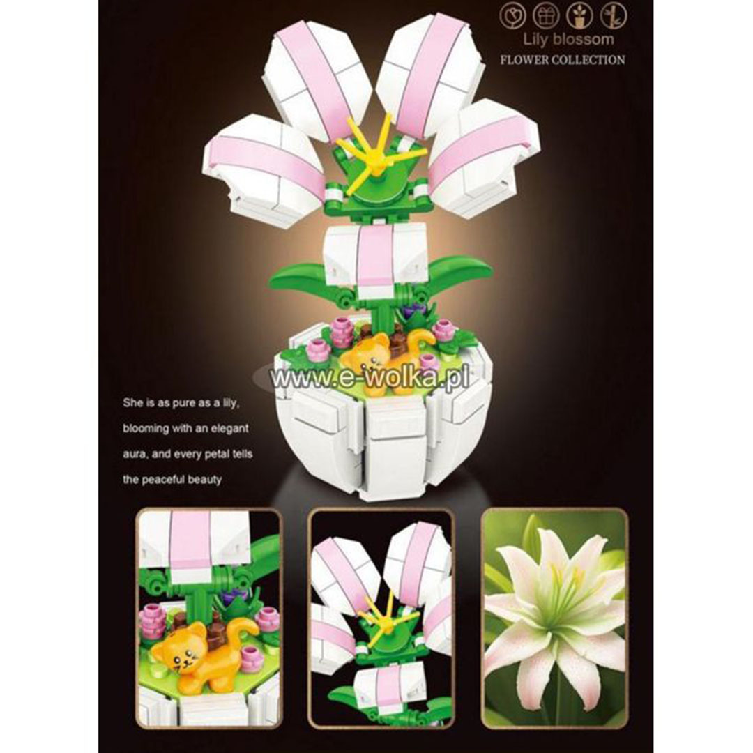 بازل تركيب زهرة ليلي - 164 قطعة