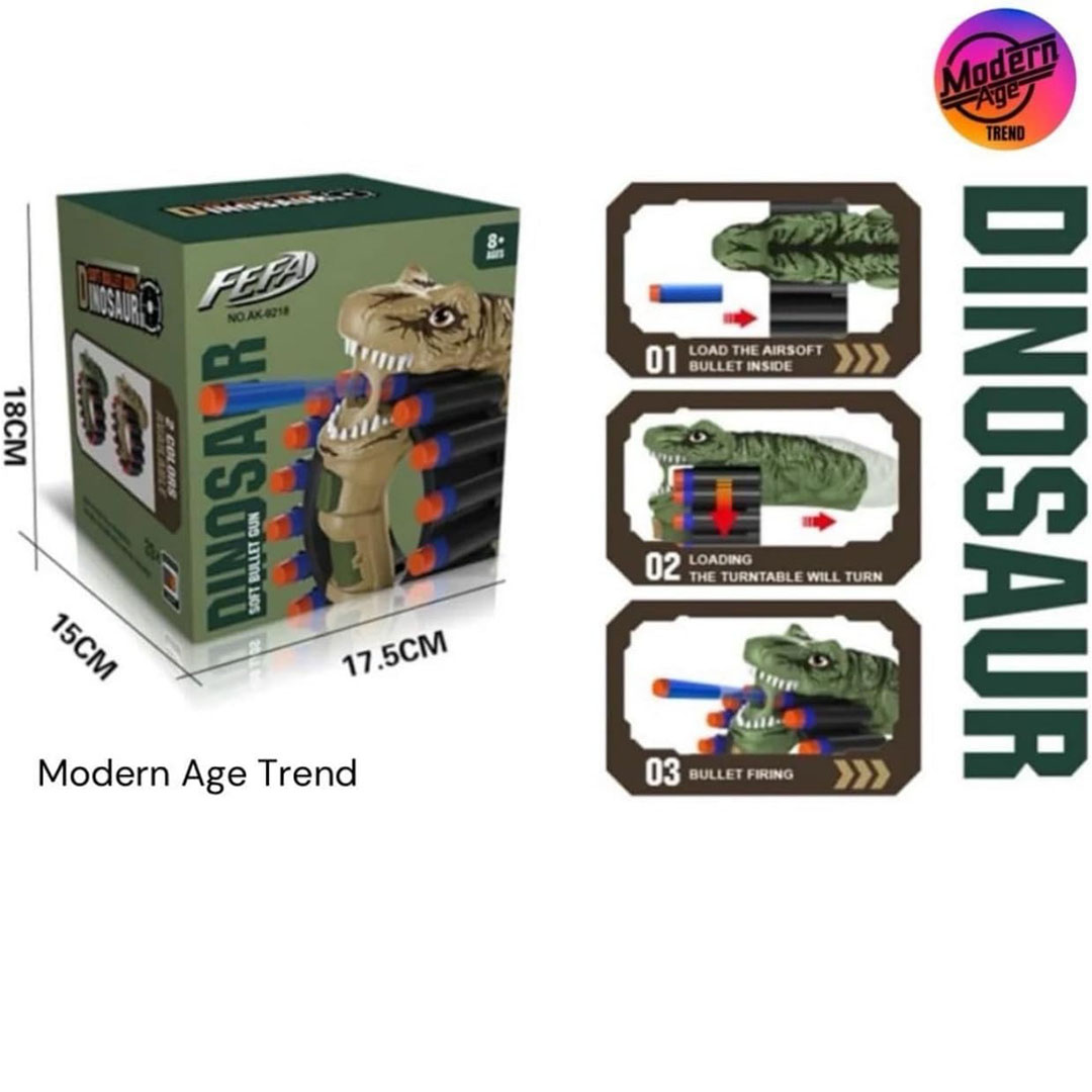 لعبة رشاش على شكل ديناصور