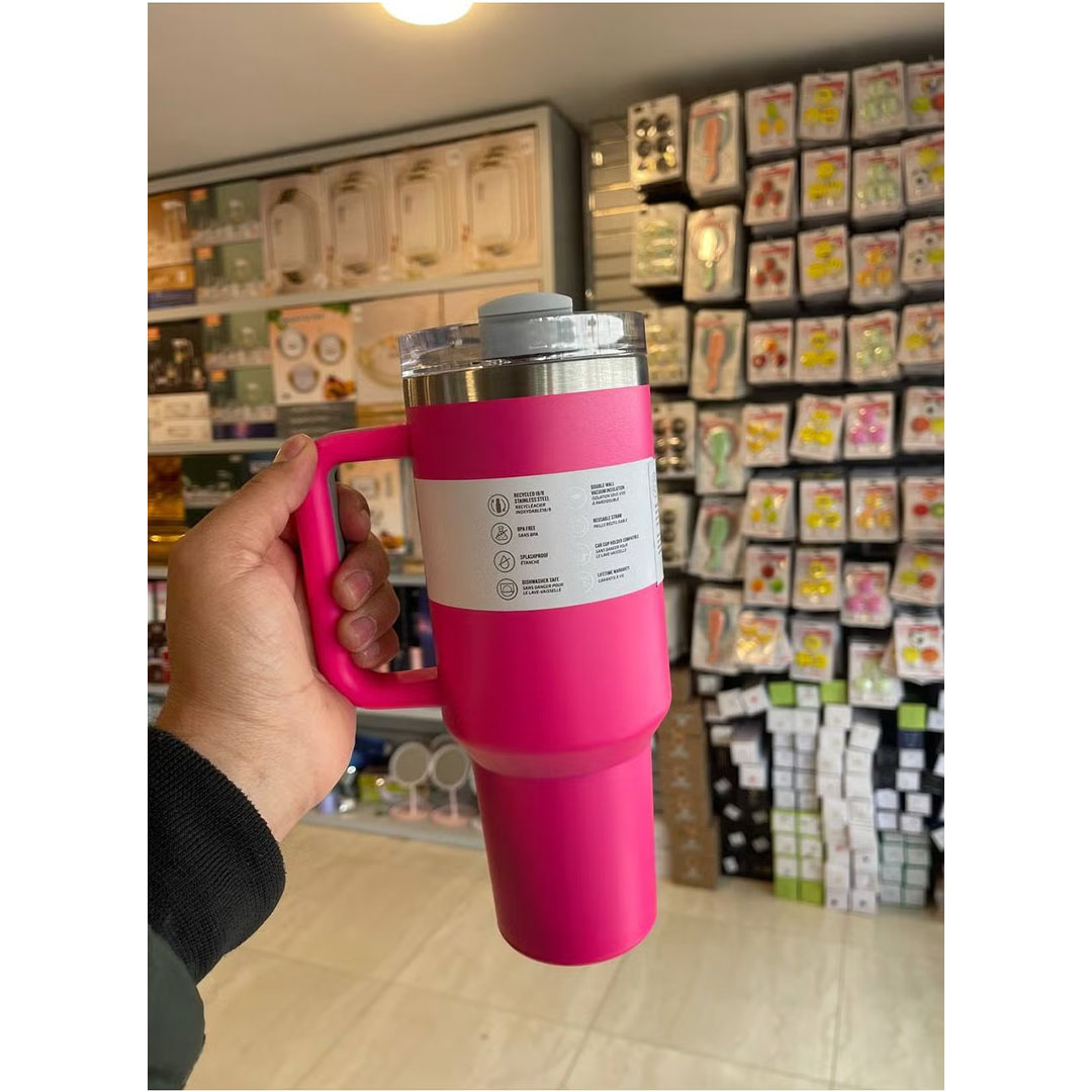 مج حراري مع غطاء للمشروبات - 1200 مللي